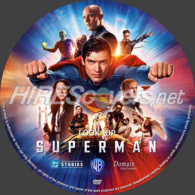 normal Superman dvd label