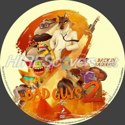 normal The Bad Guys 2 dvd label