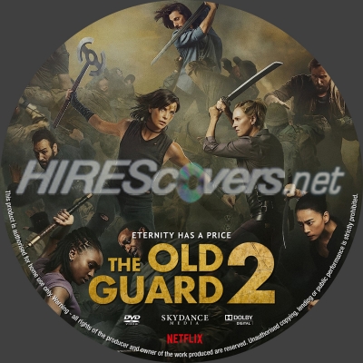 normal The Old Guard 2 dvd label
