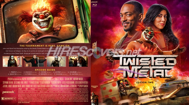normal Twisted Metal 2025 Season Two Custom Blu ray Cover