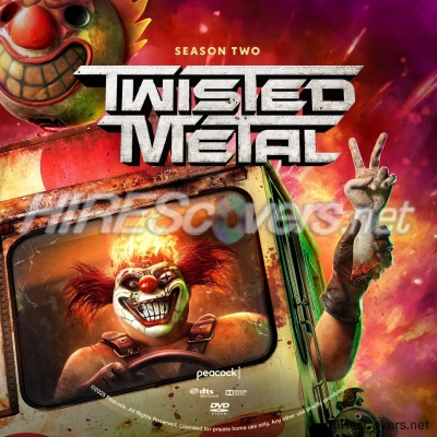 normal Twisted Metal 2025 Season Two Custom DVD Label