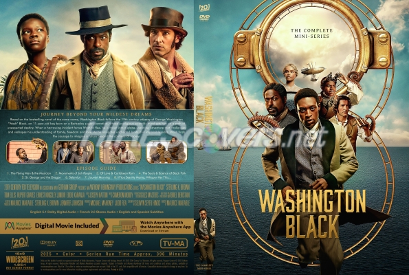 normal Washington Black 2025 Season One Custom DVD Cover