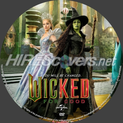 normal Wicked For Good dvd label
