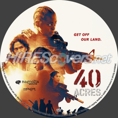 normal 40 Acres dvd label
