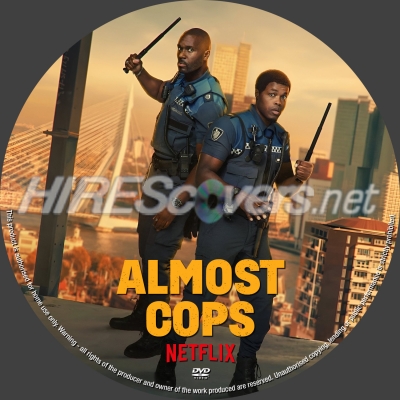 normal Almost Cops dvd label