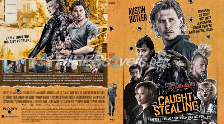 normal Caught Stealing 2025 Custom Blu ray Cover