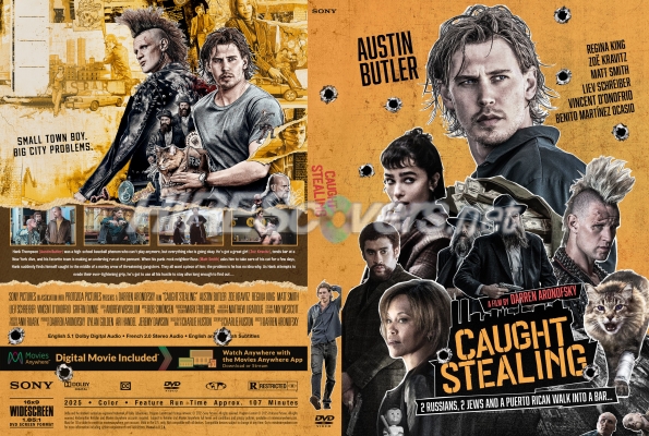 normal Caught Stealing 2025 Custom DVD Cover