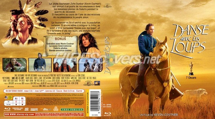 normal DANSE AVEC LES LOUPS Jaquette Blu ray