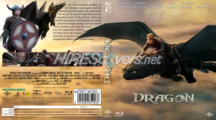 normal DRAGONS Jaquette Blu ray