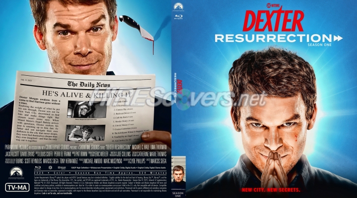 normal Dexter Resurrection 2025 Season One Custom Blu ray Cover