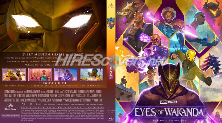 normal Eyes of Wakanda 2025 Season One Custom Blu ray Cover