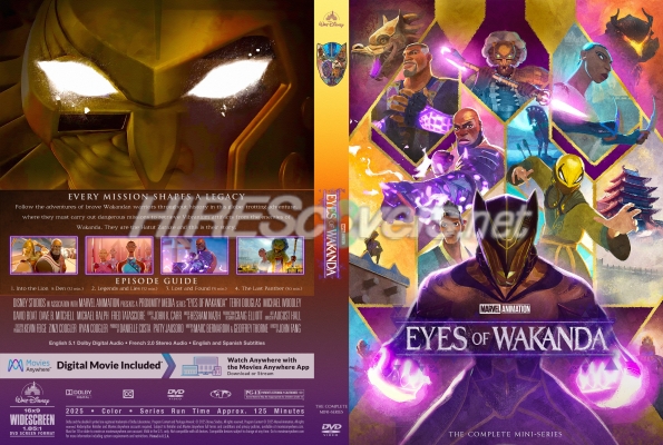 normal Eyes of Wakanda 2025 Season One Custom DVD Cover