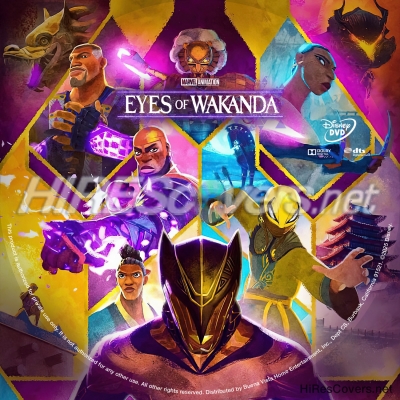 normal Eyes of Wakanda 2025 Season One Custom DVD Label