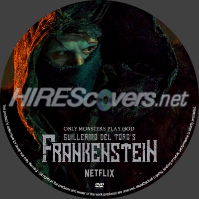 normal Frankenstein 2025 dvd label