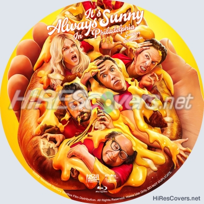 normal Its Always Sunny in Philadelphia 2025 Season Seventeen Custom Blu ray Label