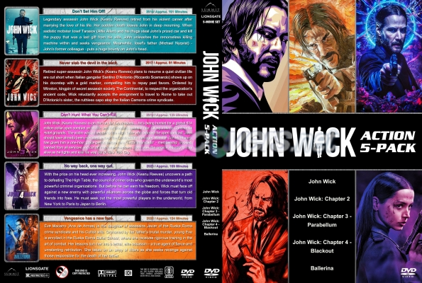 normal John Wick 5 Pack