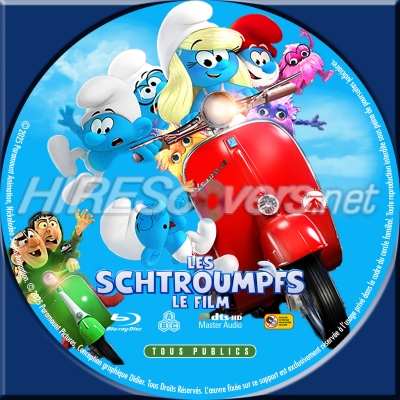 normal LES SCHTROUMPFS LE FILM Sticker Blu ray