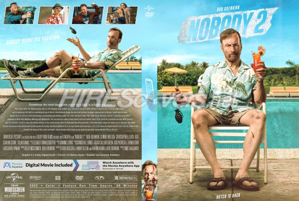 normal Nobody 2 2025 Custom DVD Cover
