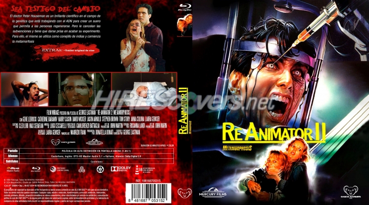 normal Re Animator 2 caja Bluray Gabita