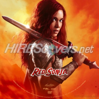 normal Red Sonja 2025 Custom DVD Label