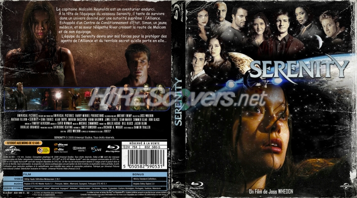 normal SERENITY Jaquette Blu ray usee