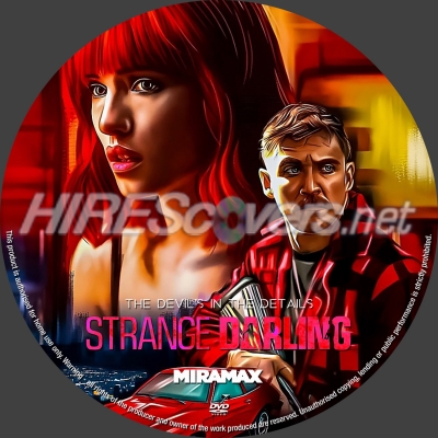 normal Strange Darling v2 dvd label