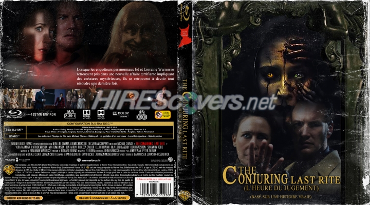 normal THE CONJURING LAST RITE Jaquette Blu ray usee