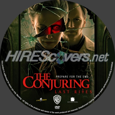 normal The Conjuring Last Rites dvd label
