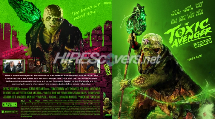 normal Toxic Avenger The 2023 Custom Blu ray Cover