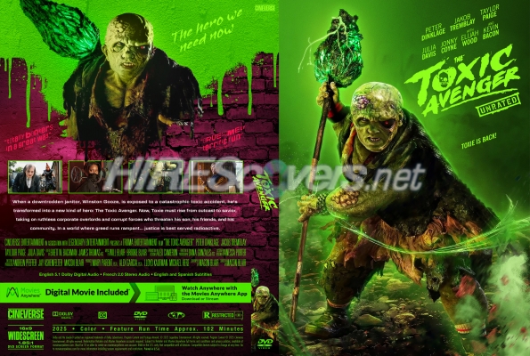 normal Toxic Avenger The 2023 Custom DVD Cover