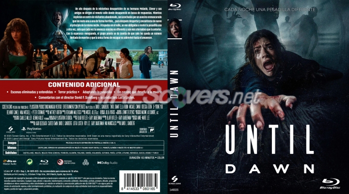 normal Until Dawn caja Bluray Screen