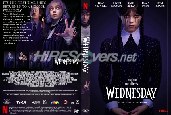 normal Wednesday dvd cover season 2