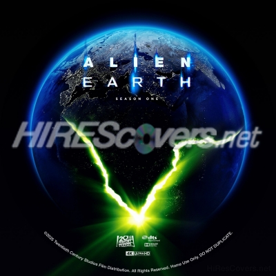 normal Alien Earth 2025 Season One Custom Ultra HD 4k Label