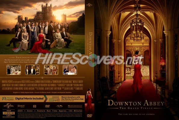 normal Downton Abbey The Grand Finale 2025 Custom DVD Cover