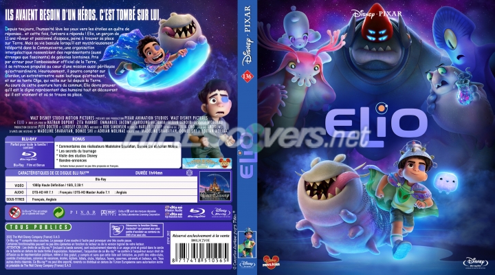 normal ELIO Jaquette Blu ray