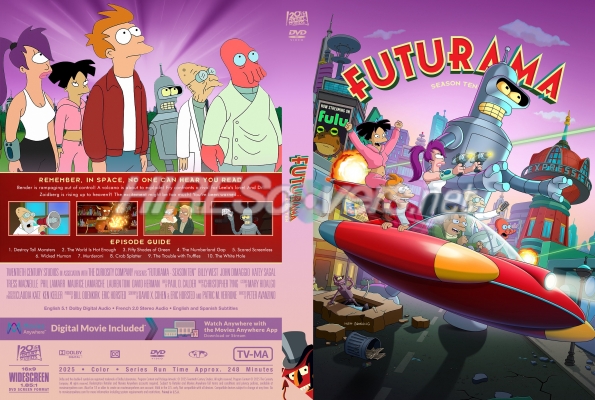 normal Futurama 2025 Season Ten Custom DVD Cover