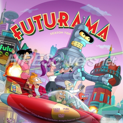 normal Futurama 2025 Season Ten Custom DVD Label