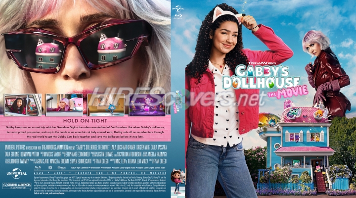 normal Gabby s Dollhouse The Movie 2025 Custom Blu ray Cover