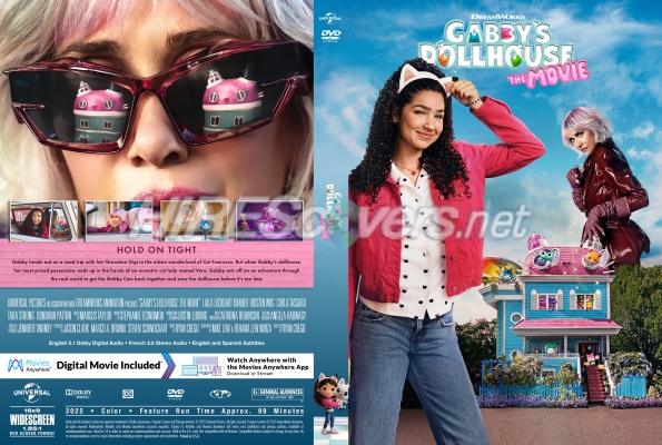 normal Gabby s Dollhouse The Movie 2025 Custom DVD Cover