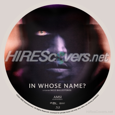 normal In Whose Name 2025 Custom Blu ray Label