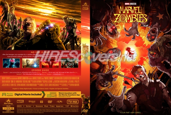 normal Marvel Zombies 2025 Custom DVD Cover
