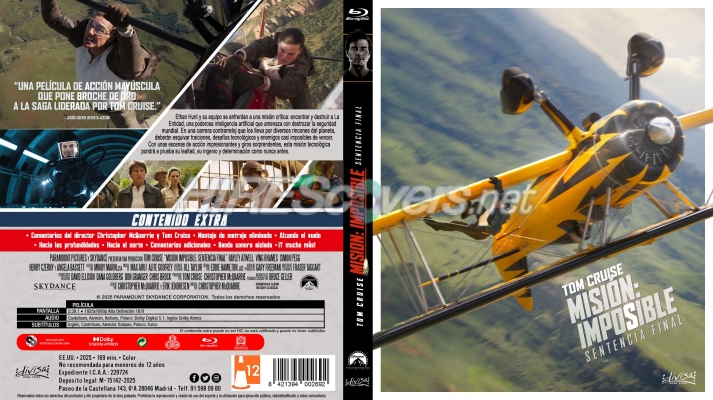 normal Mision imposible sentencia final caja Bluray Divisa Paramount