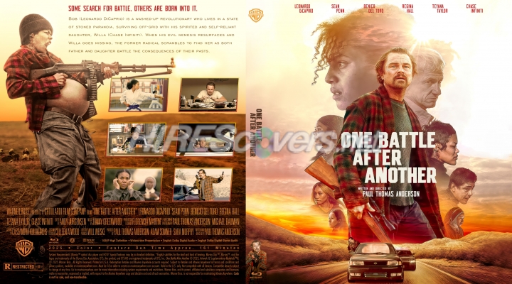 normal One Battle After Another 2025 Custom Blu ray Cover