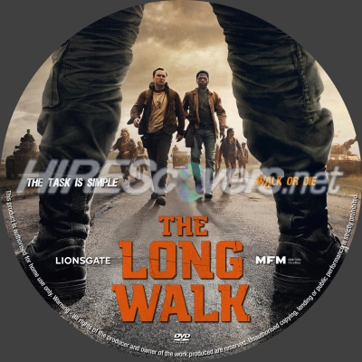 normal The Long Walk dvd label