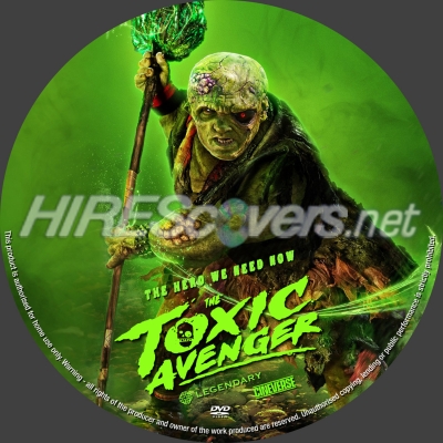 normal The Toxic Avenger dvd label
