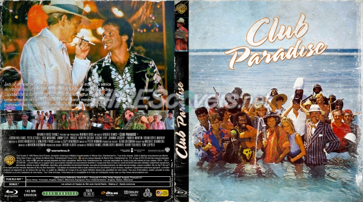normal CLUB PARADISE Jaquette Blu ray usee