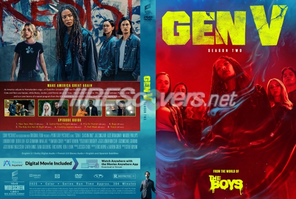 normal Gen V 2025 Season 2 Custom DVD Cover