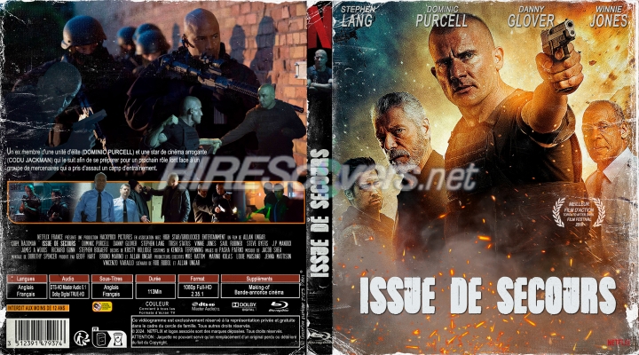 normal ISSUE DE SECOURS Jaquette Blu ray usee