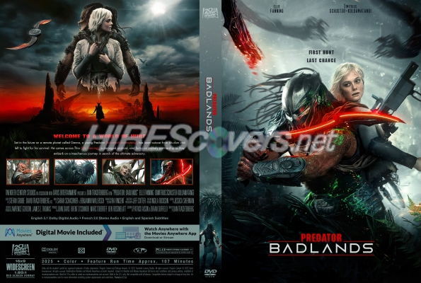 normal Predator Badlands 2025 Custom DVD Cover