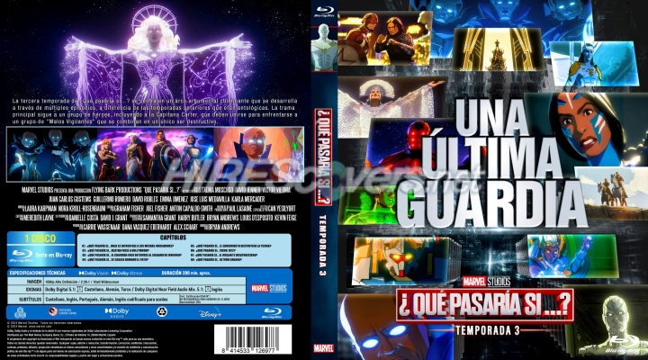 normal Que pasaria si T3 caja Bluray Marvel